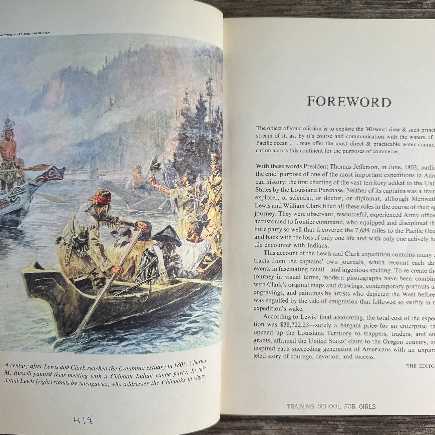 To the Pacific with Lewis and Clark, Ralph K. Andrist, 1967, First Edition