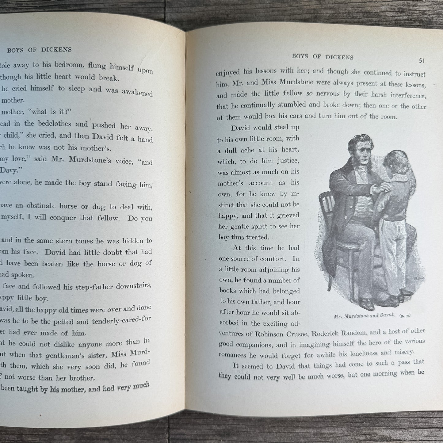 The Boys of Dickens Retold, McLoughlin Bros., Antique Hardcover