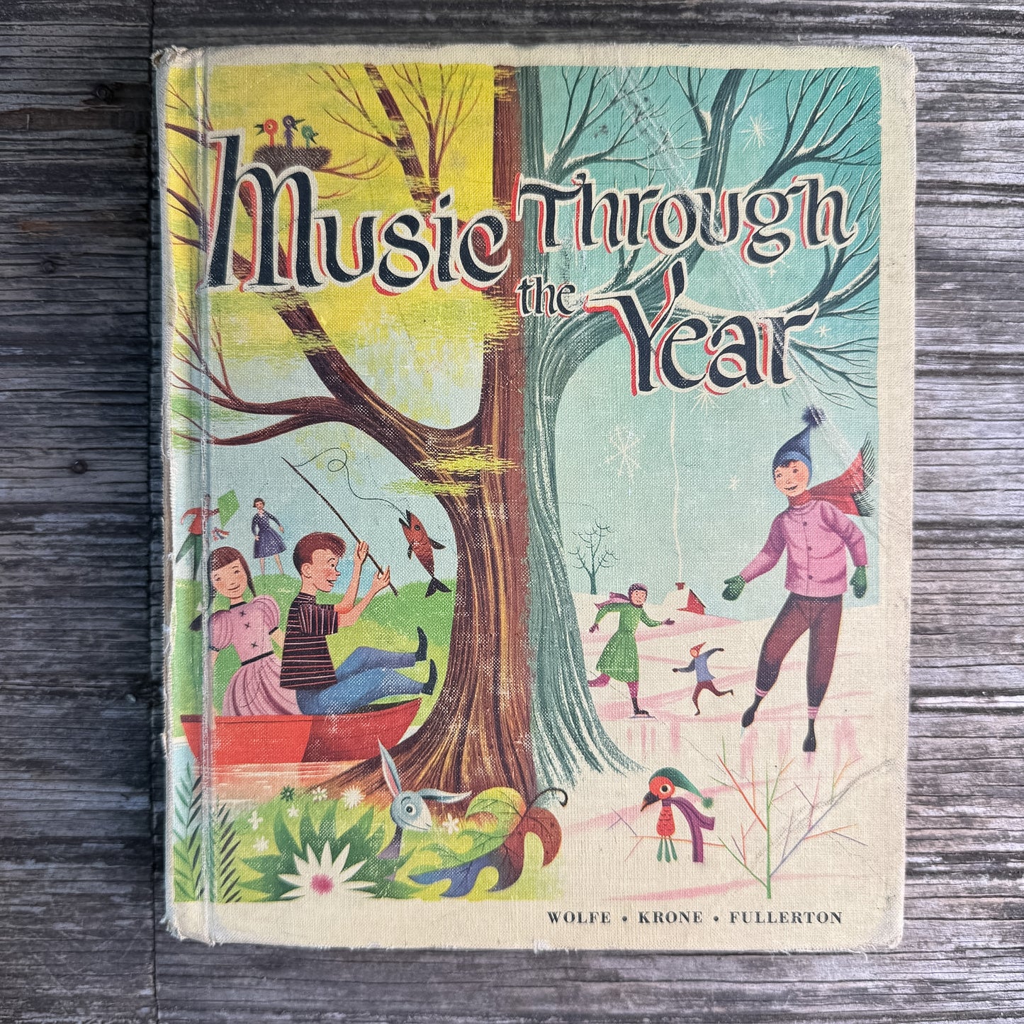 Set of 3 Mid-Century Illustrated Music Books for Kids