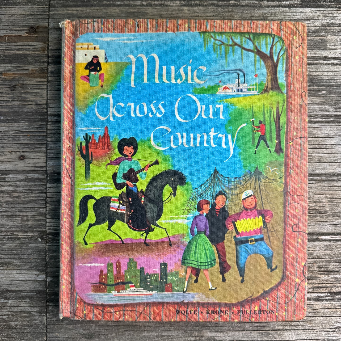 Set of 3 Mid-Century Illustrated Music Books for Kids