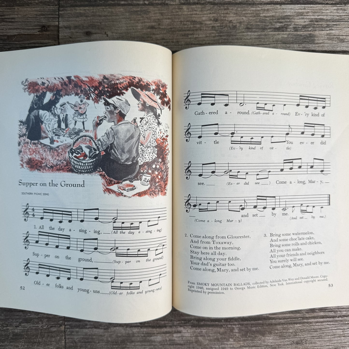 Set of 3 Mid-Century Illustrated Music Books for Kids
