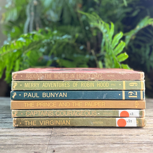 Classic Press Set (6 Books), Around the World in 80 Days, Robin Hood, Paul Bunyan & More