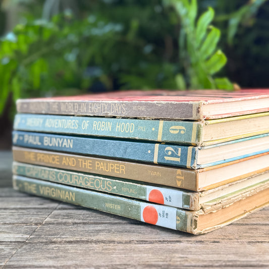Classic Press Set (6 Books), Around the World in 80 Days, Robin Hood, Paul Bunyan & More