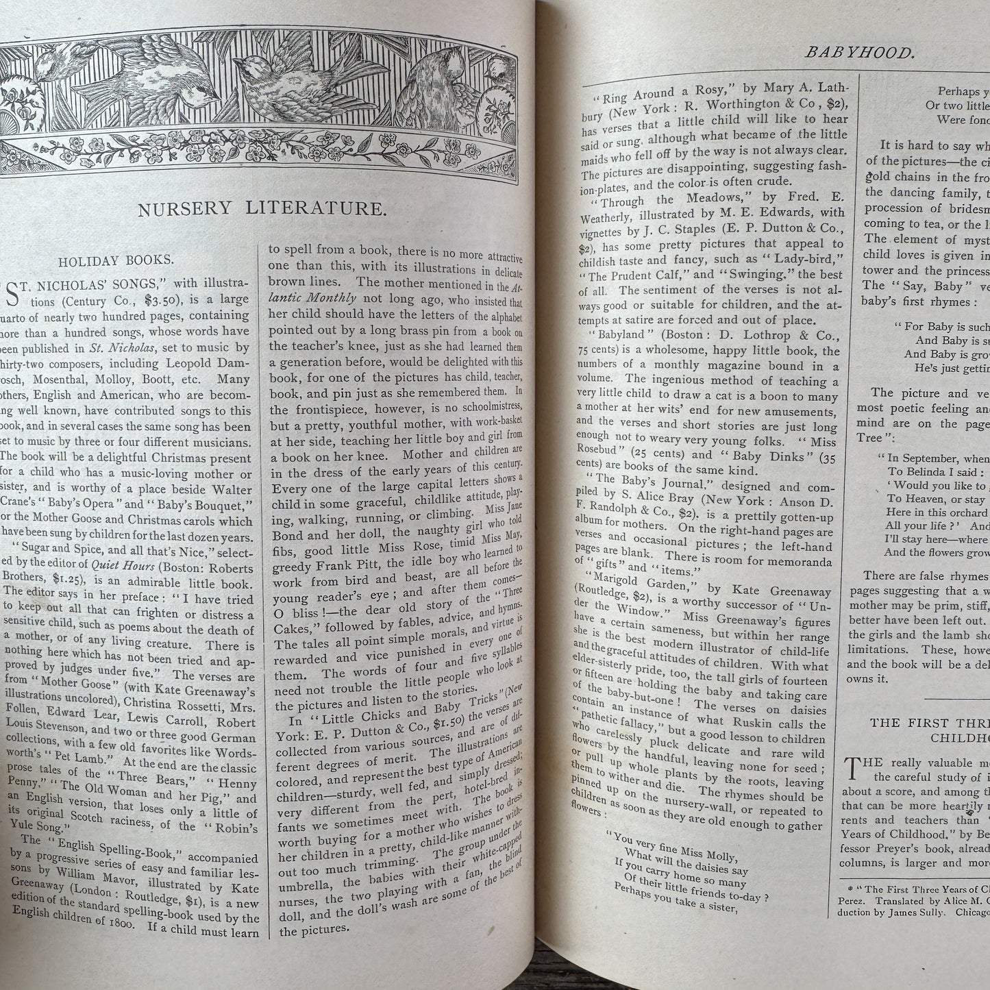 Babyhood: A Monthly Magazine for Mothers, Vol. II, 1886
