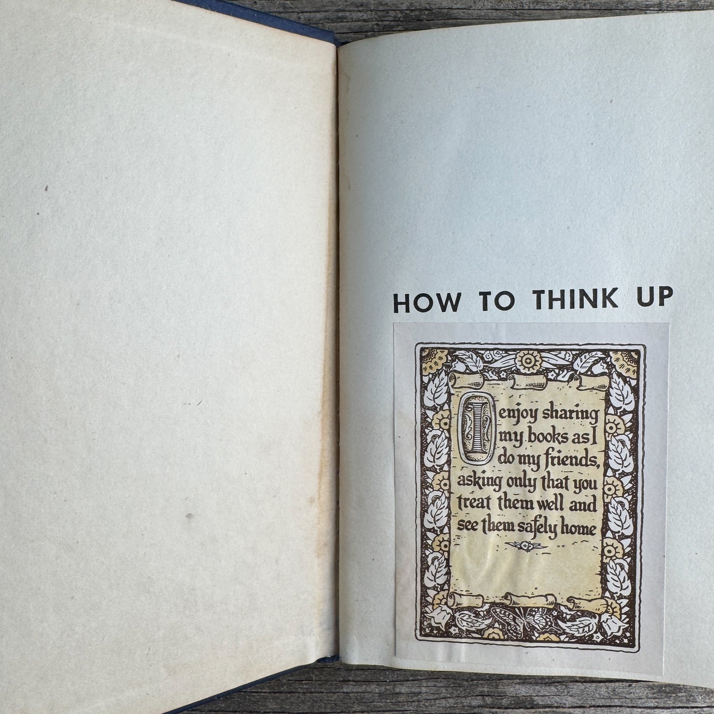 How to "Think Up", Alex Osborn, 1942