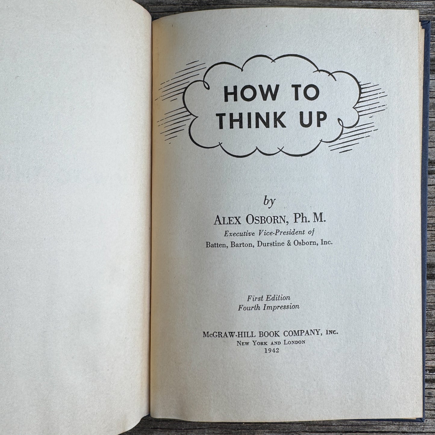 How to "Think Up", Alex Osborn, 1942