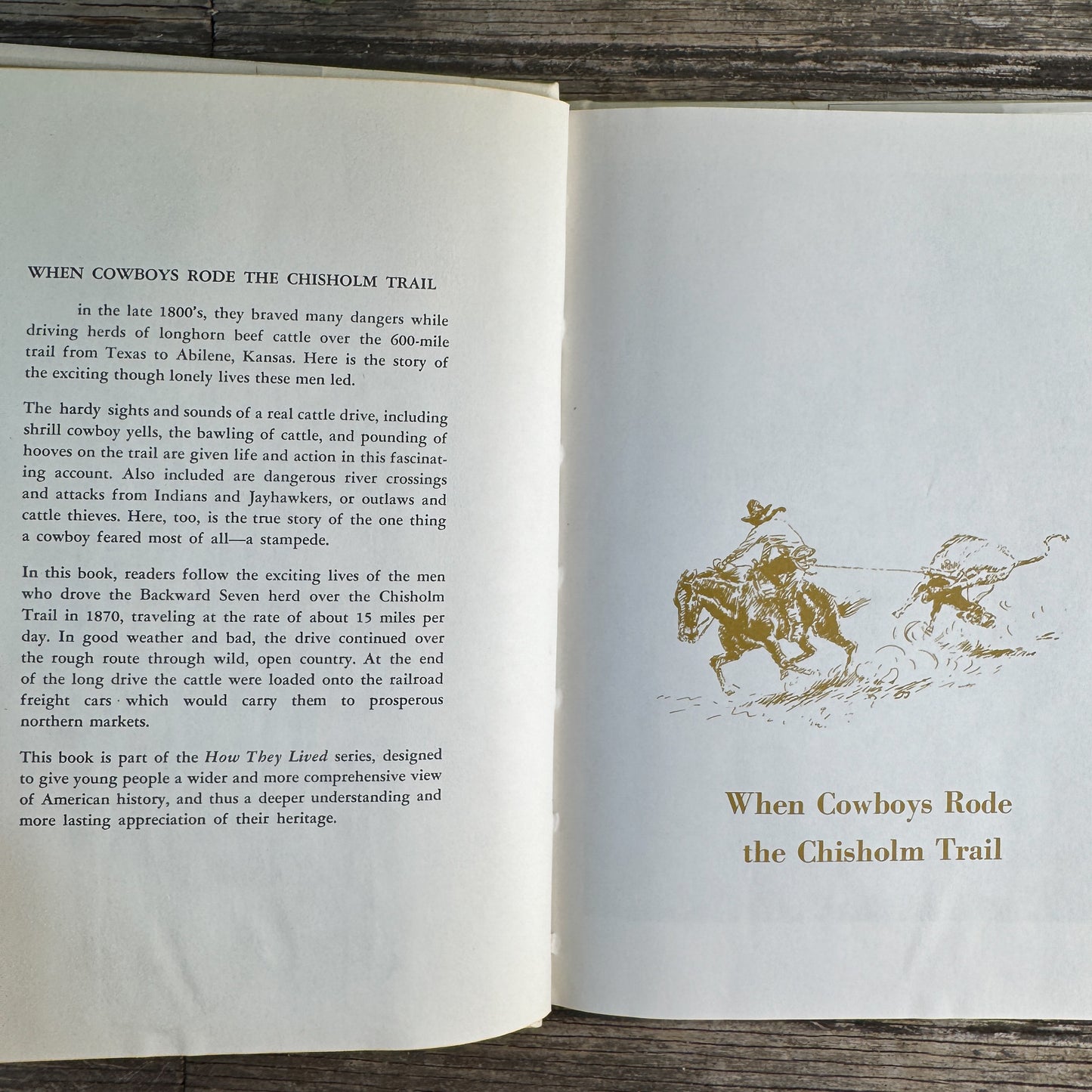 When Cowboys Rode the Chisholm Trail, James McCague, 1969