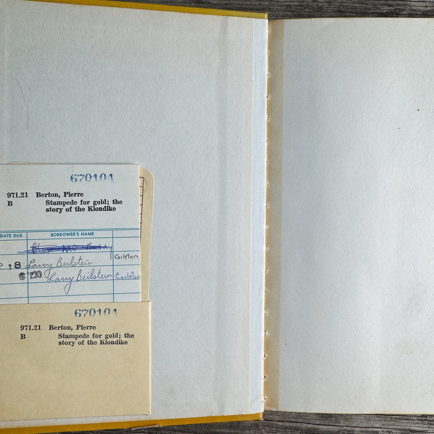 Stampede for Gold: The Story of the Klondike, Pierre Berton, 1955