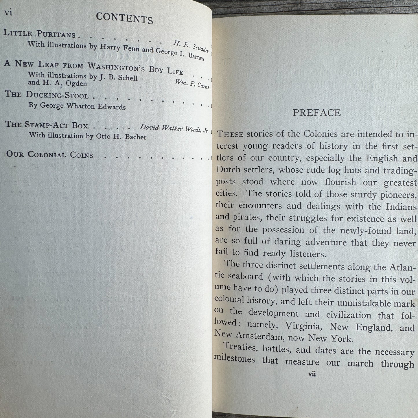 Colonial Stories Retold from St. Nicholas, 1912
