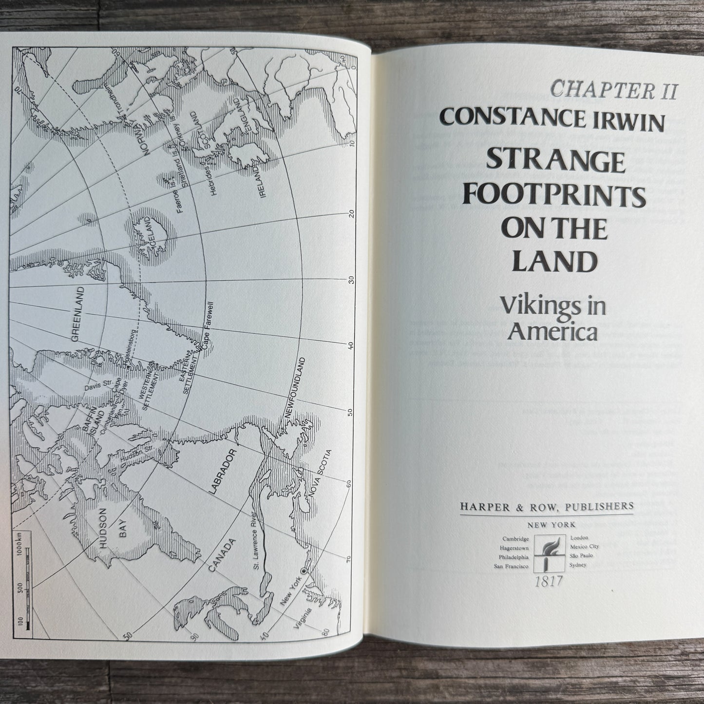 Strange Footprints on the Land: Vikings in America, Constance Irwin, 1980