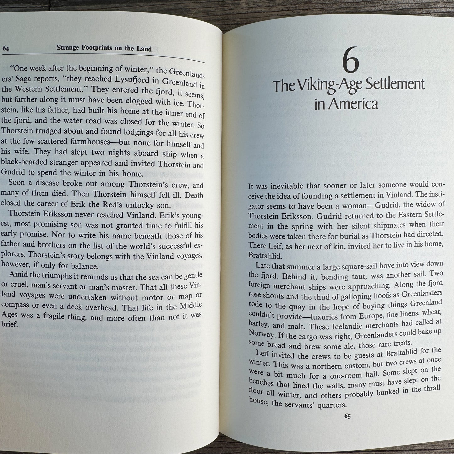 Strange Footprints on the Land: Vikings in America, Constance Irwin, 1980