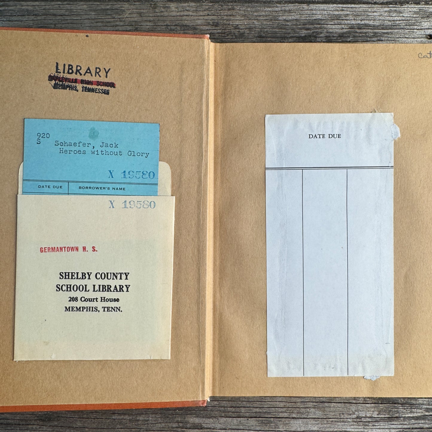 Heroes Without Glory: Some Good Men of the Old West, Jack Schaefer, 1965, First Printing
