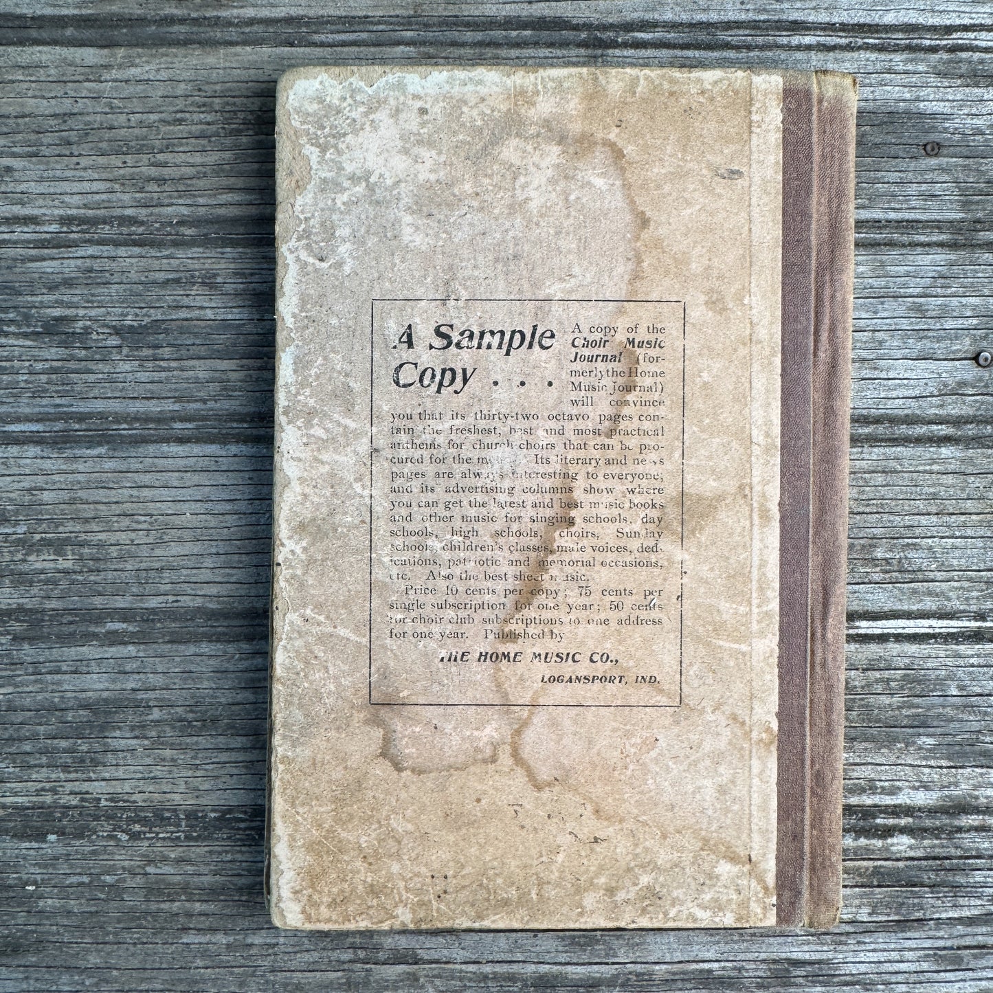 Onward and Upward: A Collection of Gospel Songs, 1898