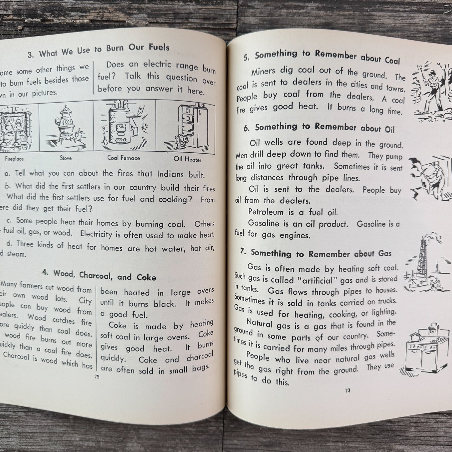 The Community Where I Live, Mid Century School Book for 3rd Grade