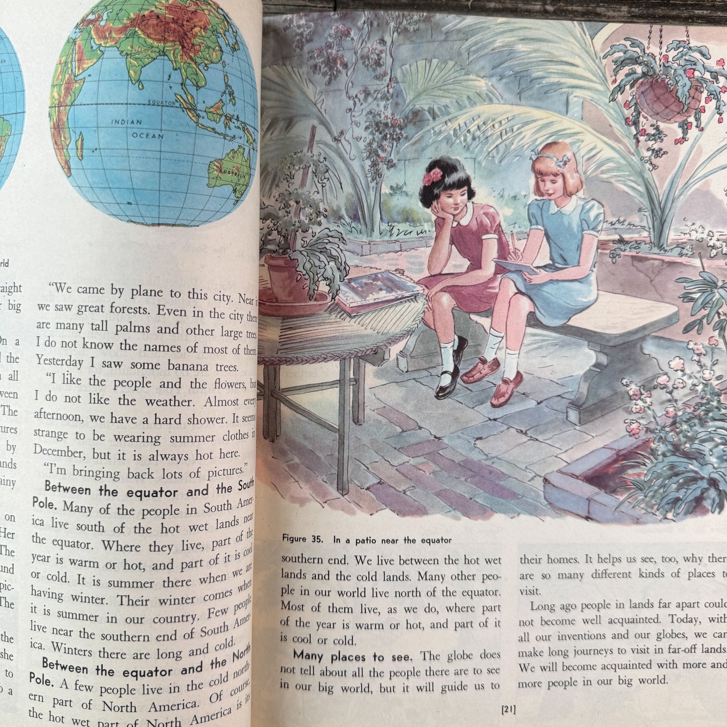 Our Big World, 1946 Geography School Book, Milo Winter