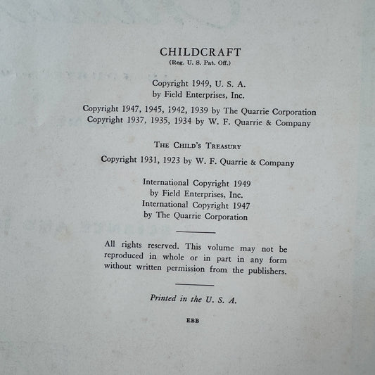 Childcraft Volume 14: Science and Industry, 1949, Orange