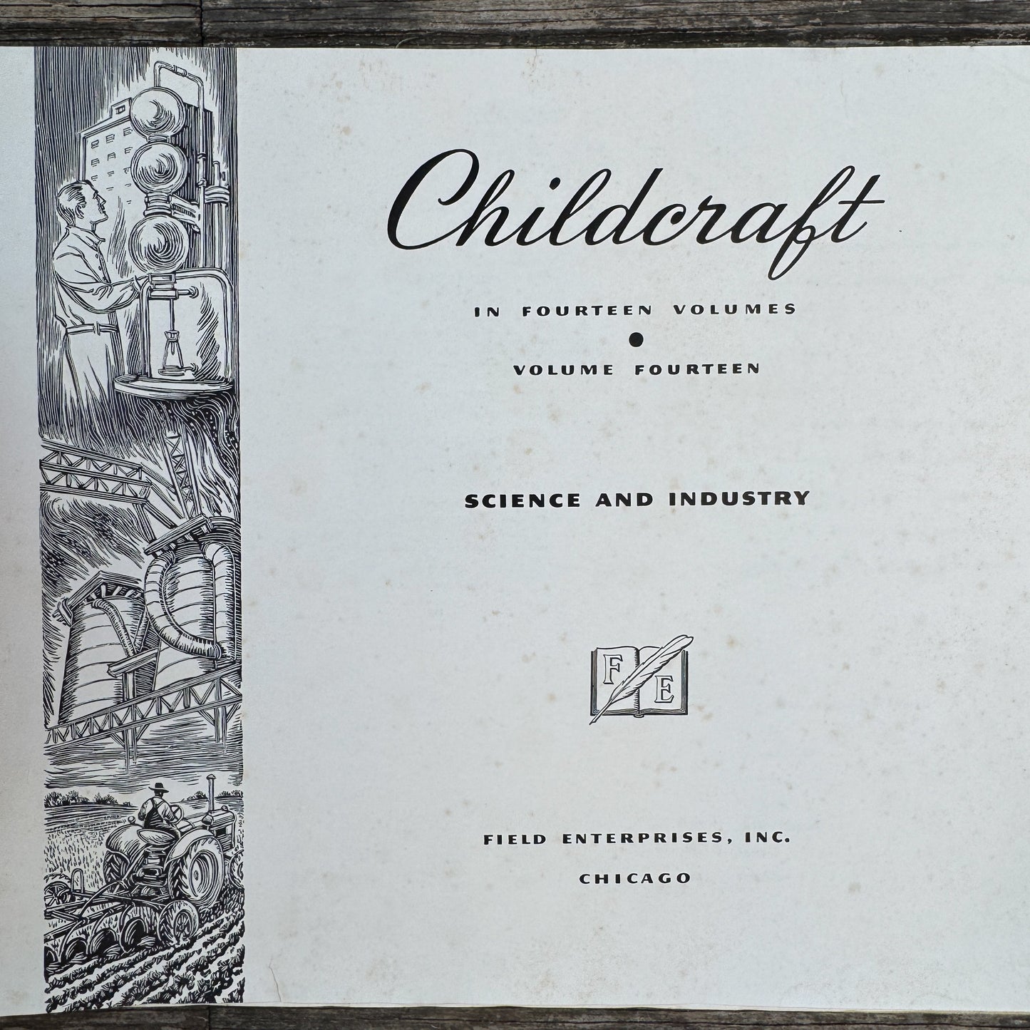 Childcraft Volume 14: Science and Industry, 1949, Orange