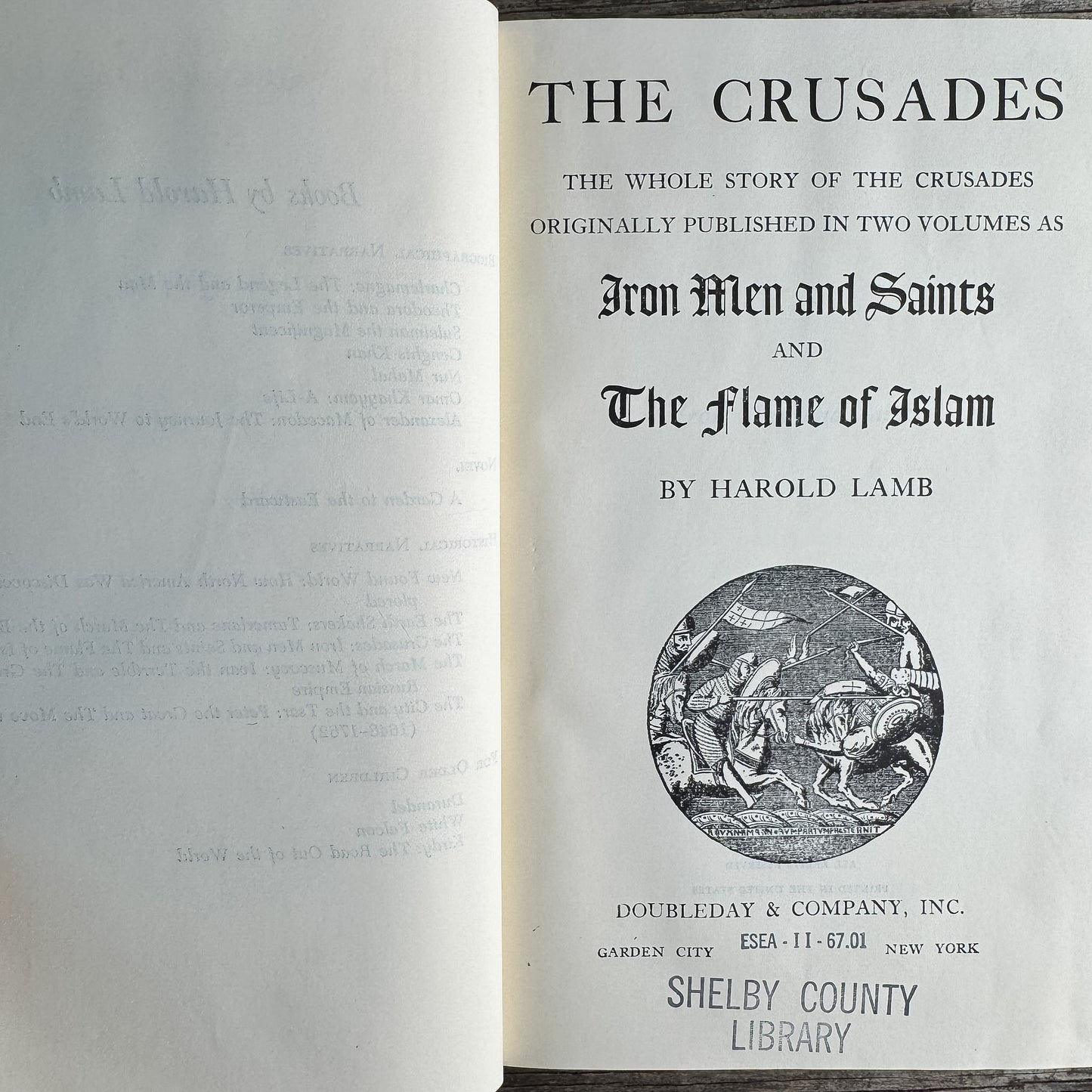 The Crusades, Harold Lamb, 1931