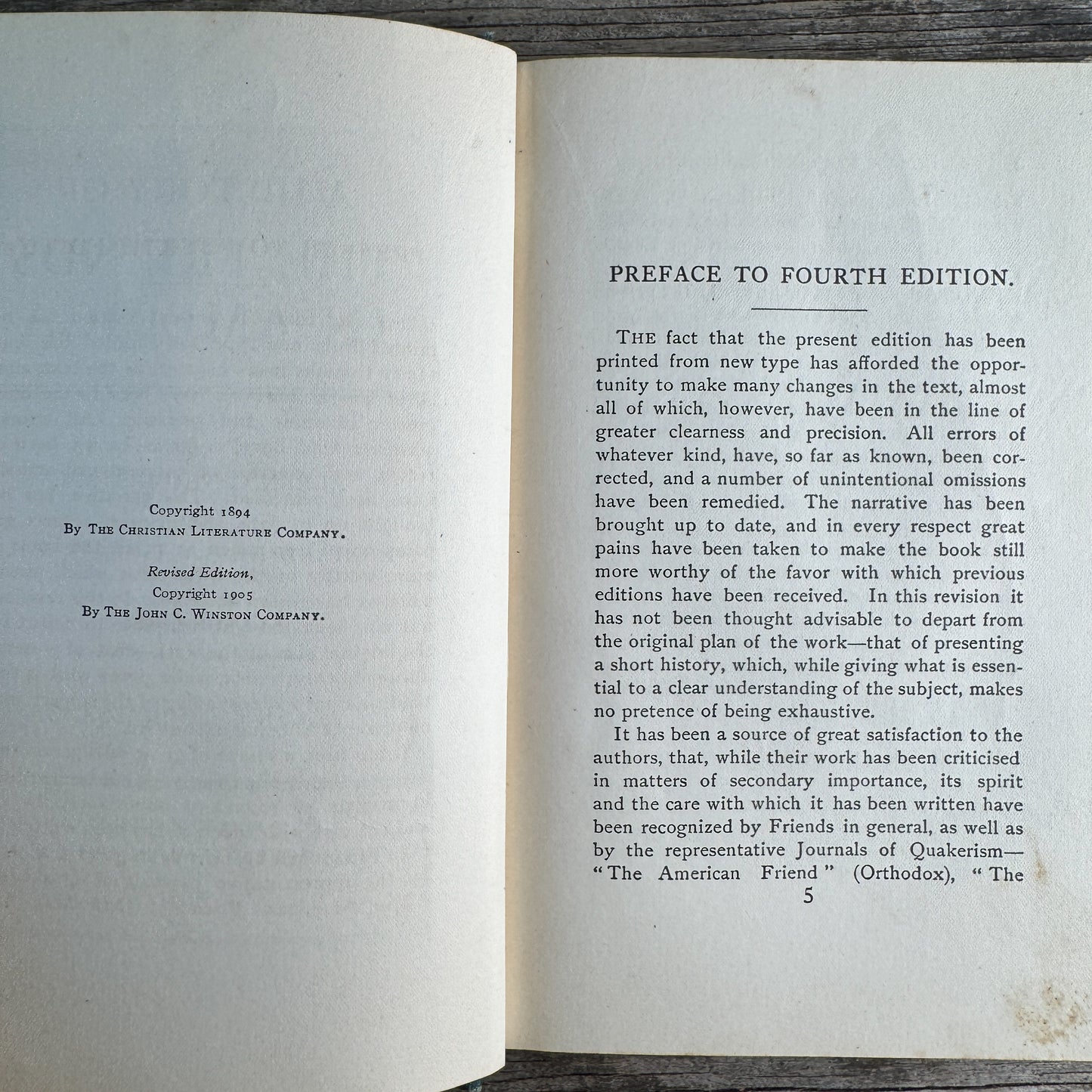 A History of the Friends in America, Allen C. Thomas and Richard H. Thomas, 1905, Fourth Edition