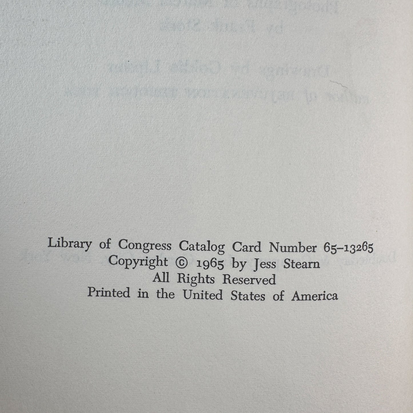 Yoga, Youth and Reincarnation, 1965 Hardcover
