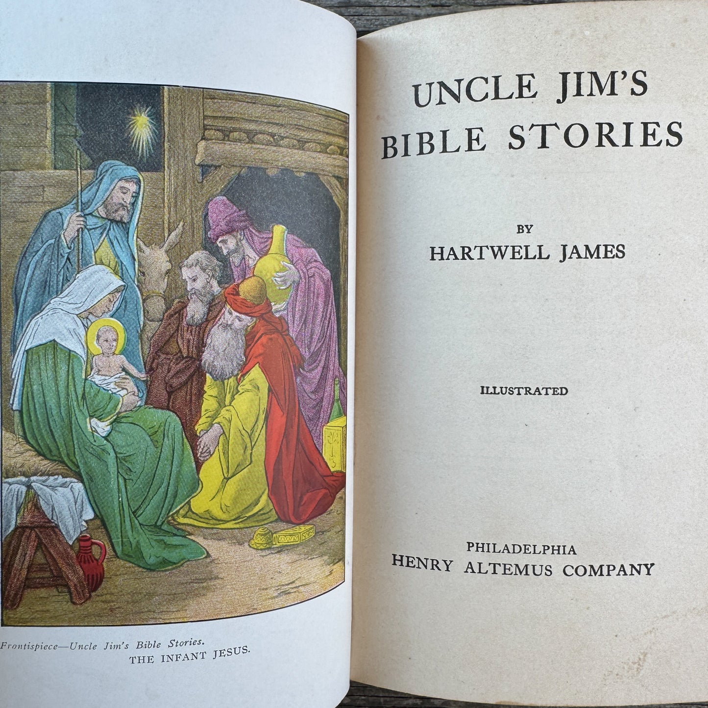 Uncle Jim's Bible Stories, 1916, Hardcover