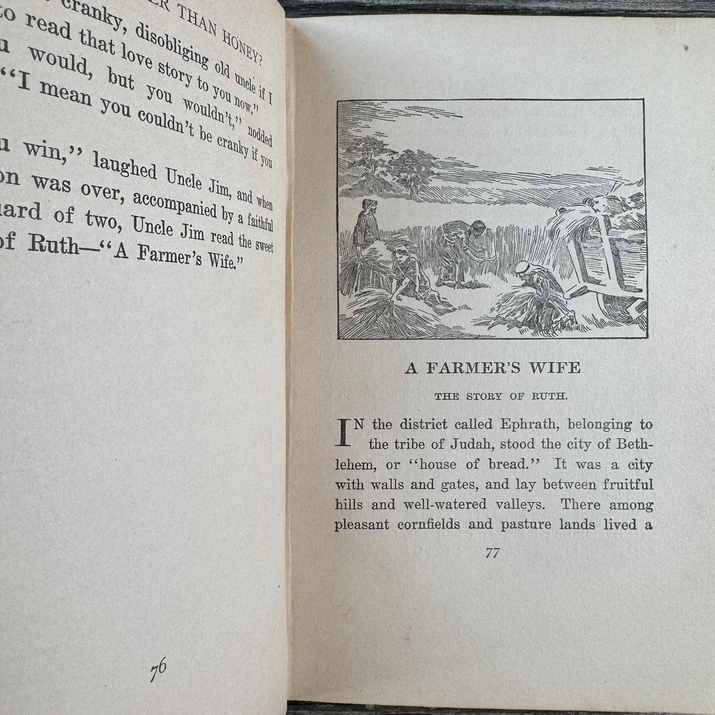 Uncle Jim's Bible Stories, 1916, Hardcover
