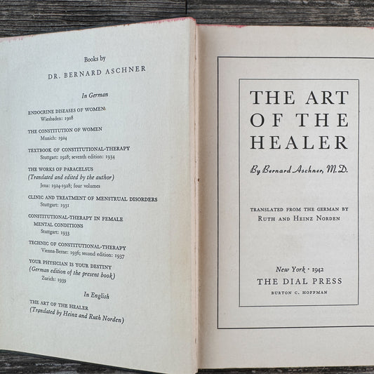 The Art of the Healer, Bernard Aschner, 1942
