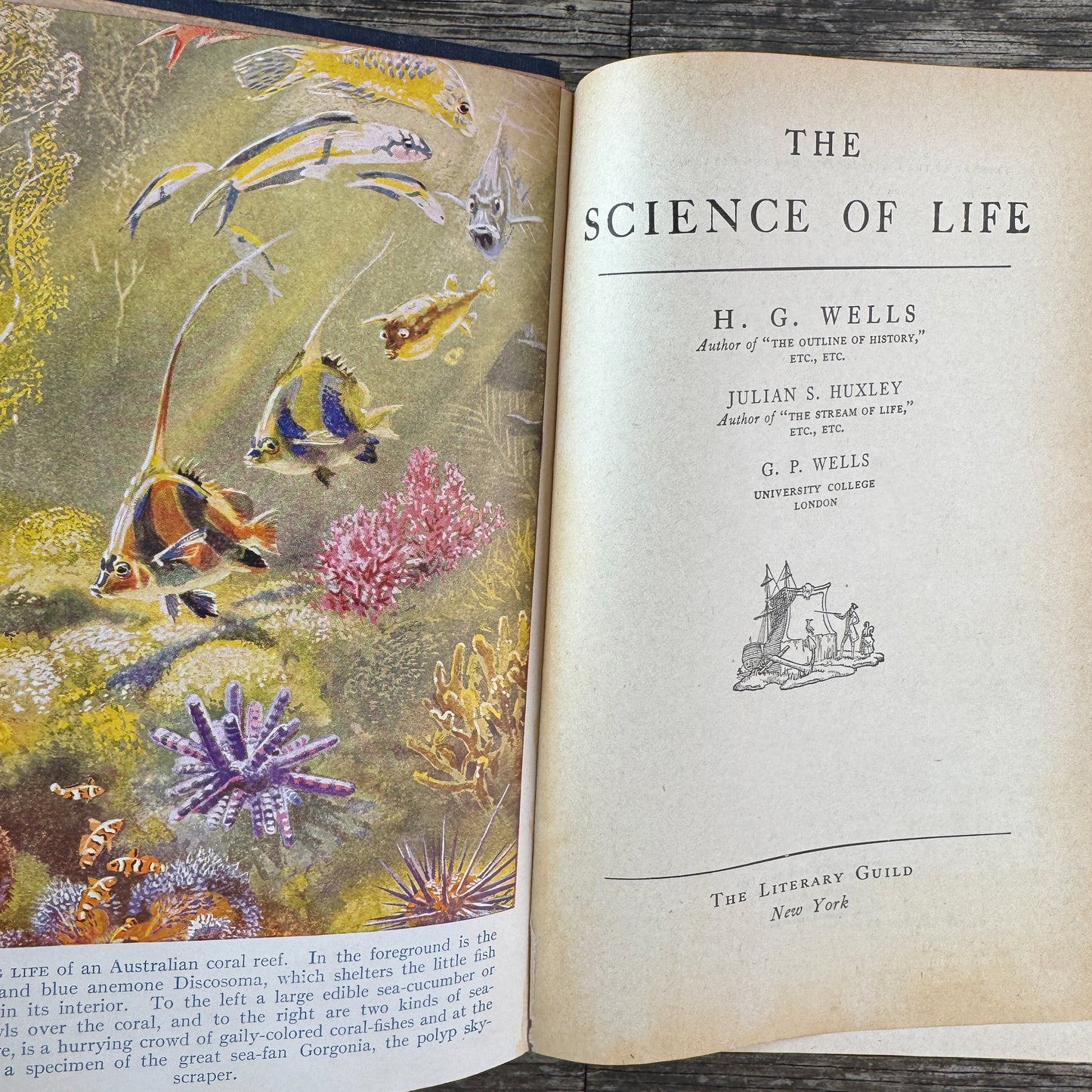 The Science of Life, H. G. Wells, Julian S. Huxley, G. P. Wells, 1934