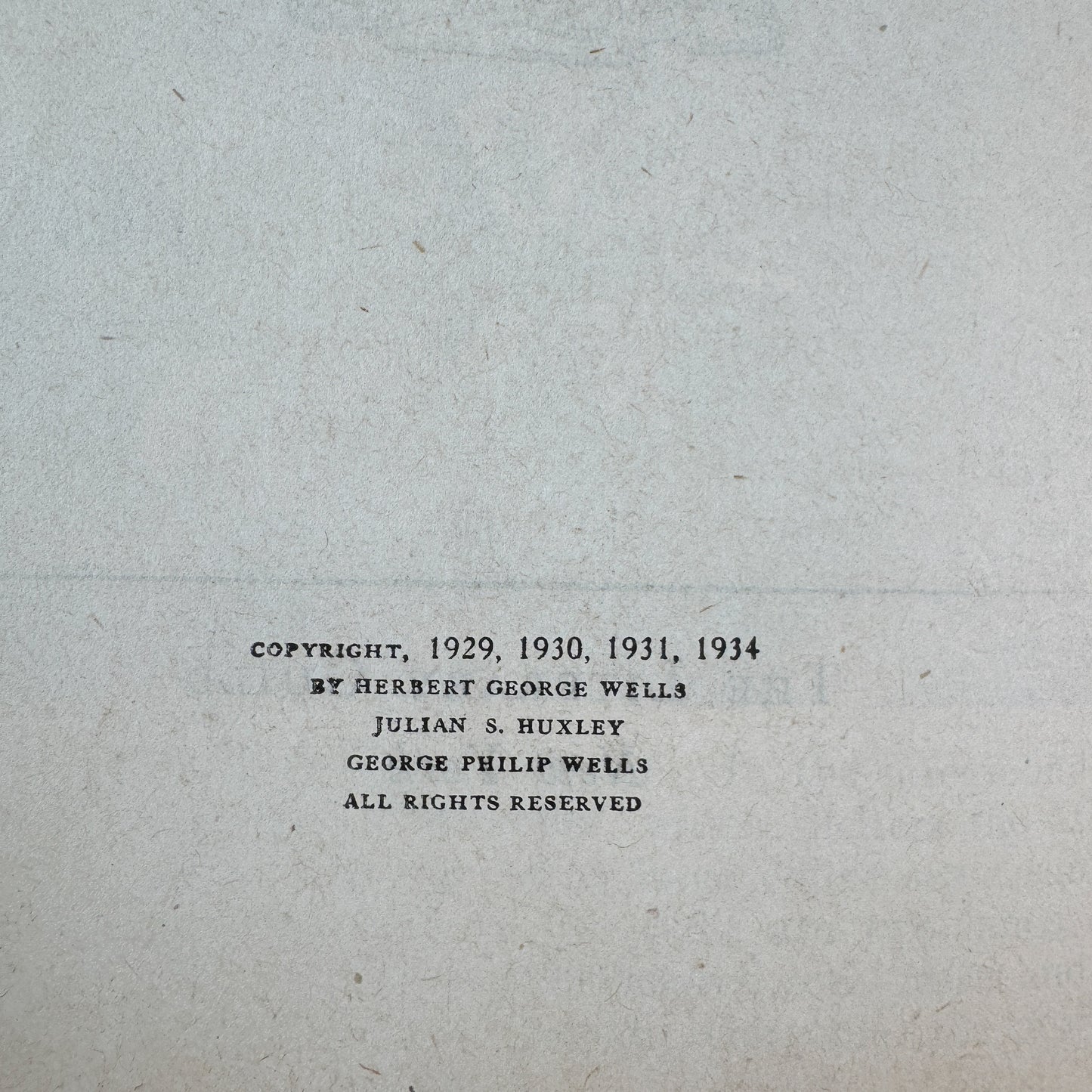 The Science of Life, H. G. Wells, Julian S. Huxley, G. P. Wells, 1934