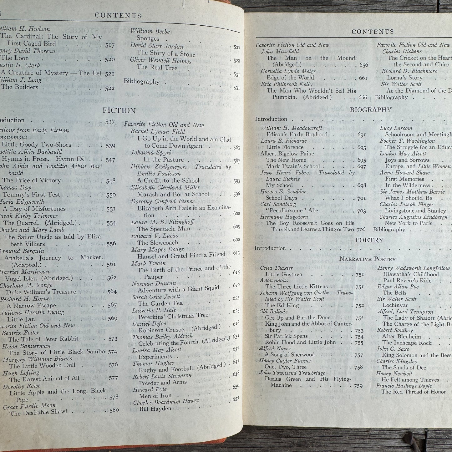 An Anthology of Children's Literature, Edna Johnson and Kerry E. Scott, 1940