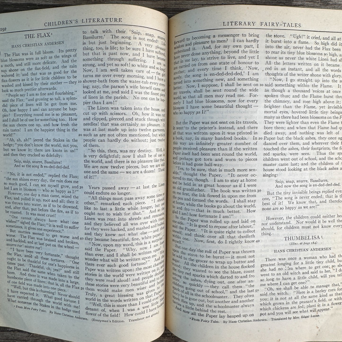 An Anthology of Children's Literature, Edna Johnson and Kerry E. Scott, 1940