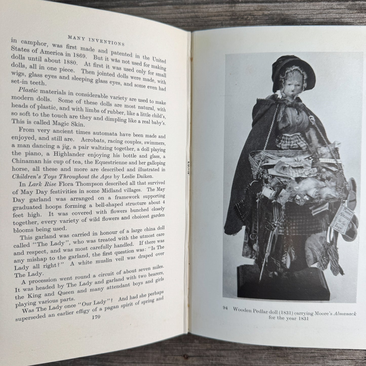 English Dolls, Effigies and Puppets, Alice K. Early, 1955, First Printing