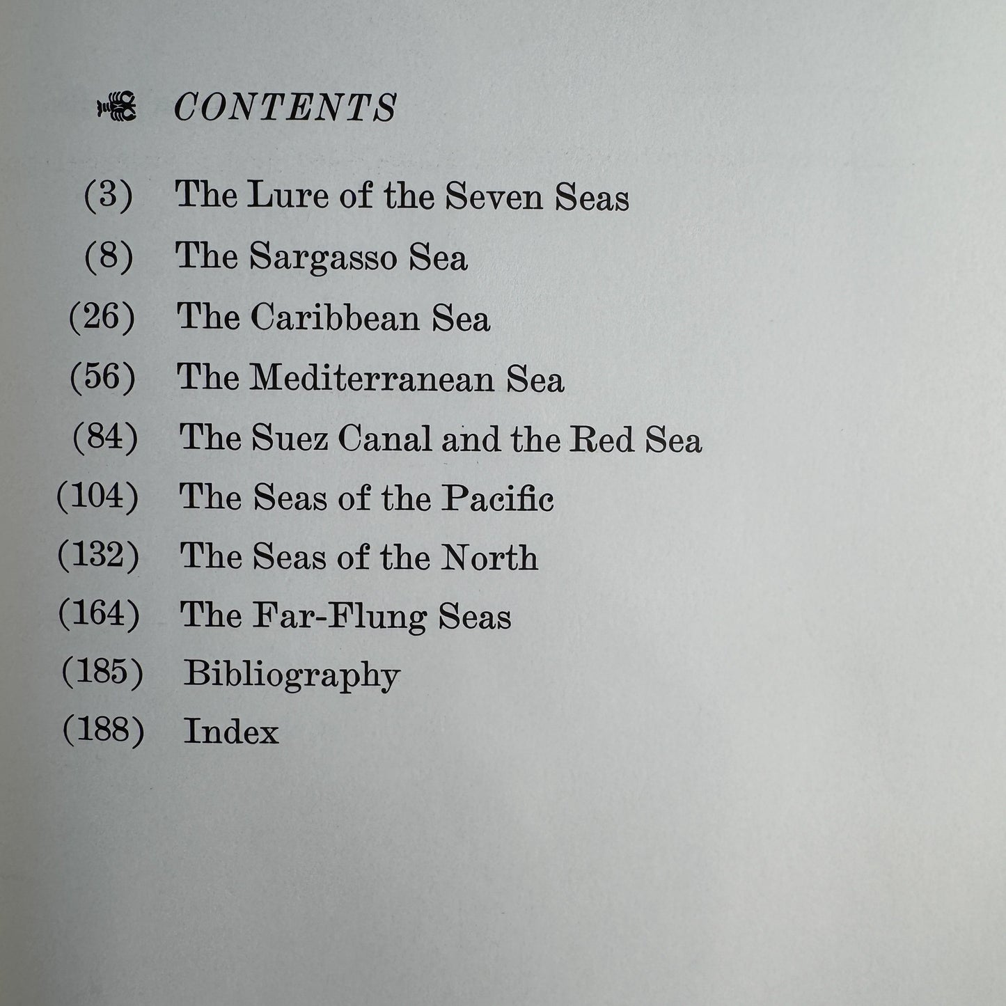 The Seven Seas, Elizabeth Clemons, 1971