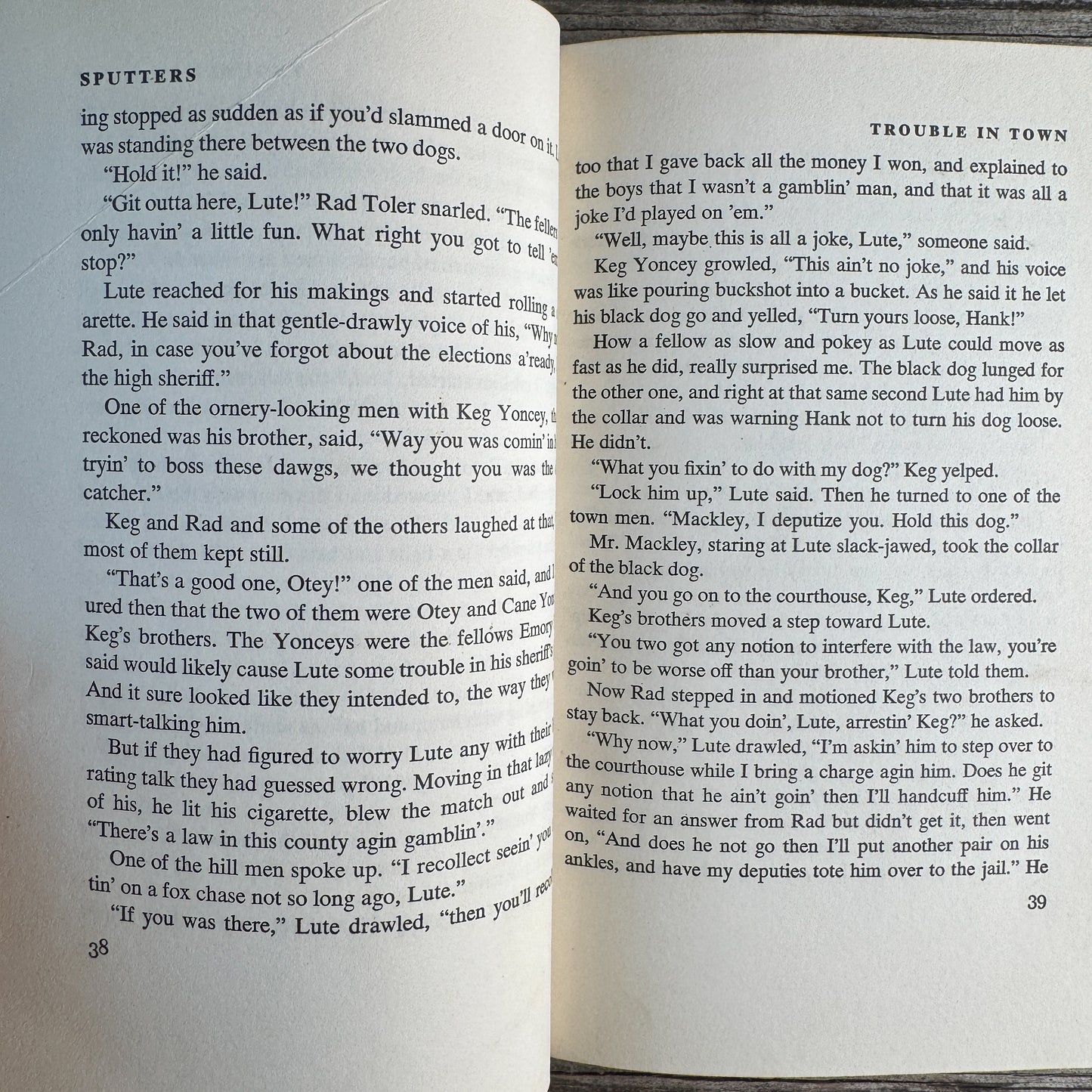 Sputters, Zachary Ball, 1963, Third Printing