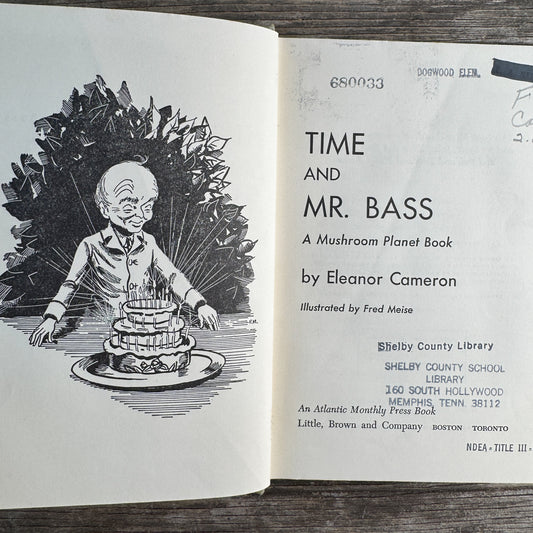 Time and Mr. Bass, Eleanor Cameron, 1967, First Edition