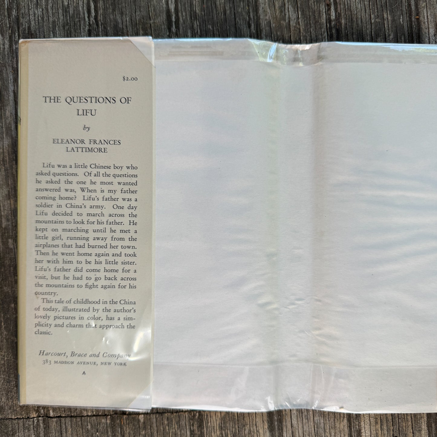 The Questions of Lifu, Eleanor Frances Lattimore, 1942