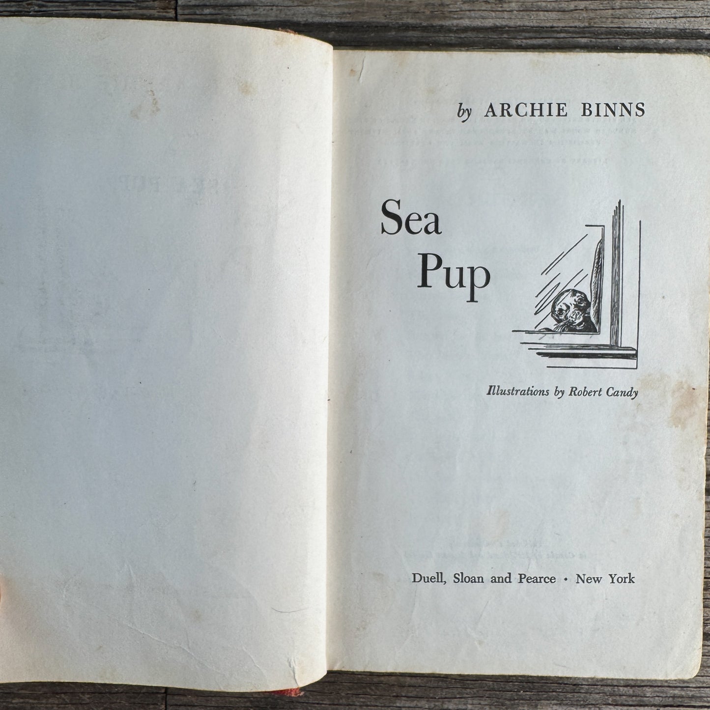 Sea Pup, Archie Binns, 1966, Twelfth Printing
