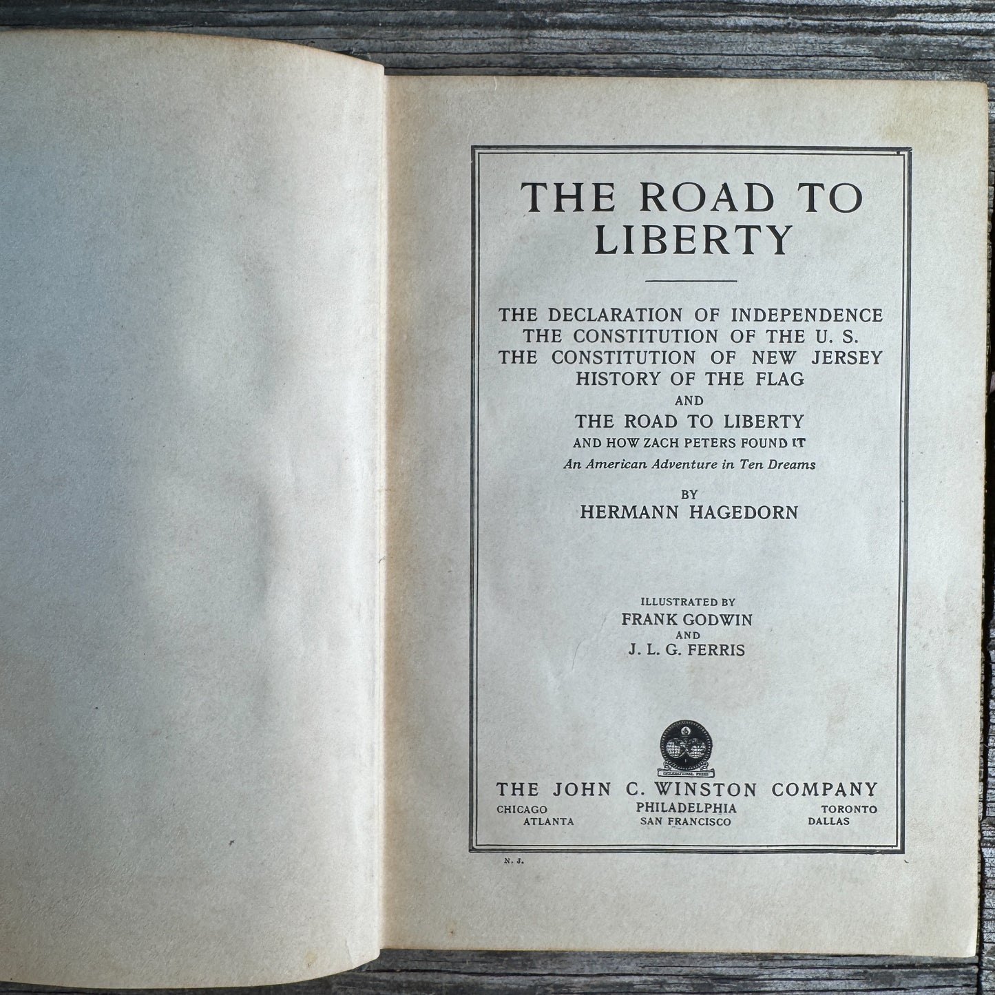 The Road to Liberty, Herman Hagedorn, 1928