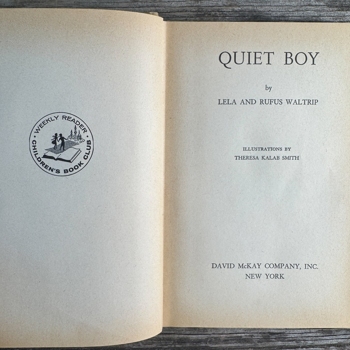 Quiet Boy, Lela and Rufus Waltrip, 1961