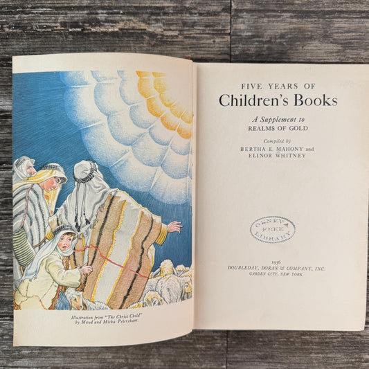 Five Years of Children's Books, Bertha E. Mahony and Elinor Whitney, 1936