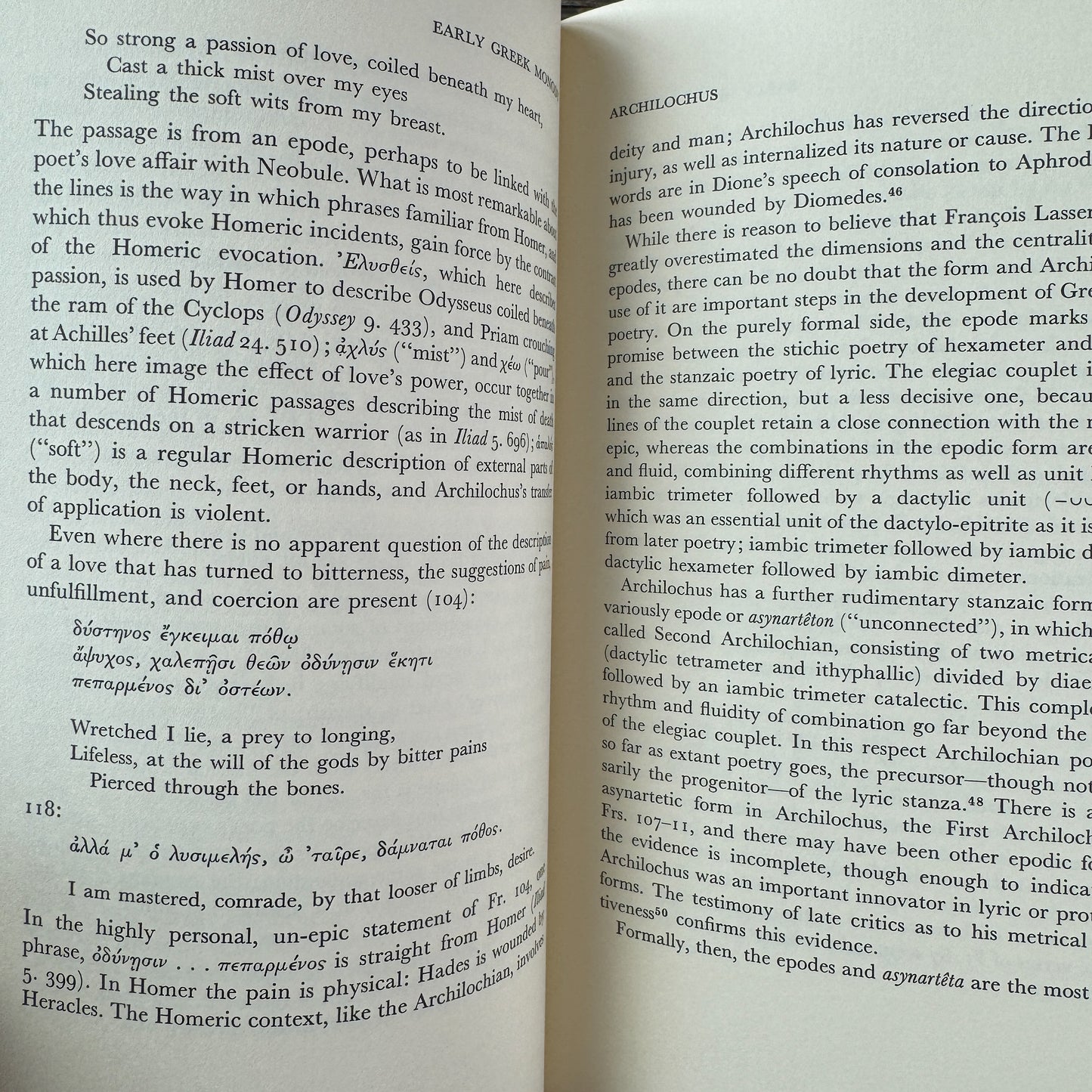 Early Greek Monody: The History of a Poetic Type, G. M. Kirkwood, 1974