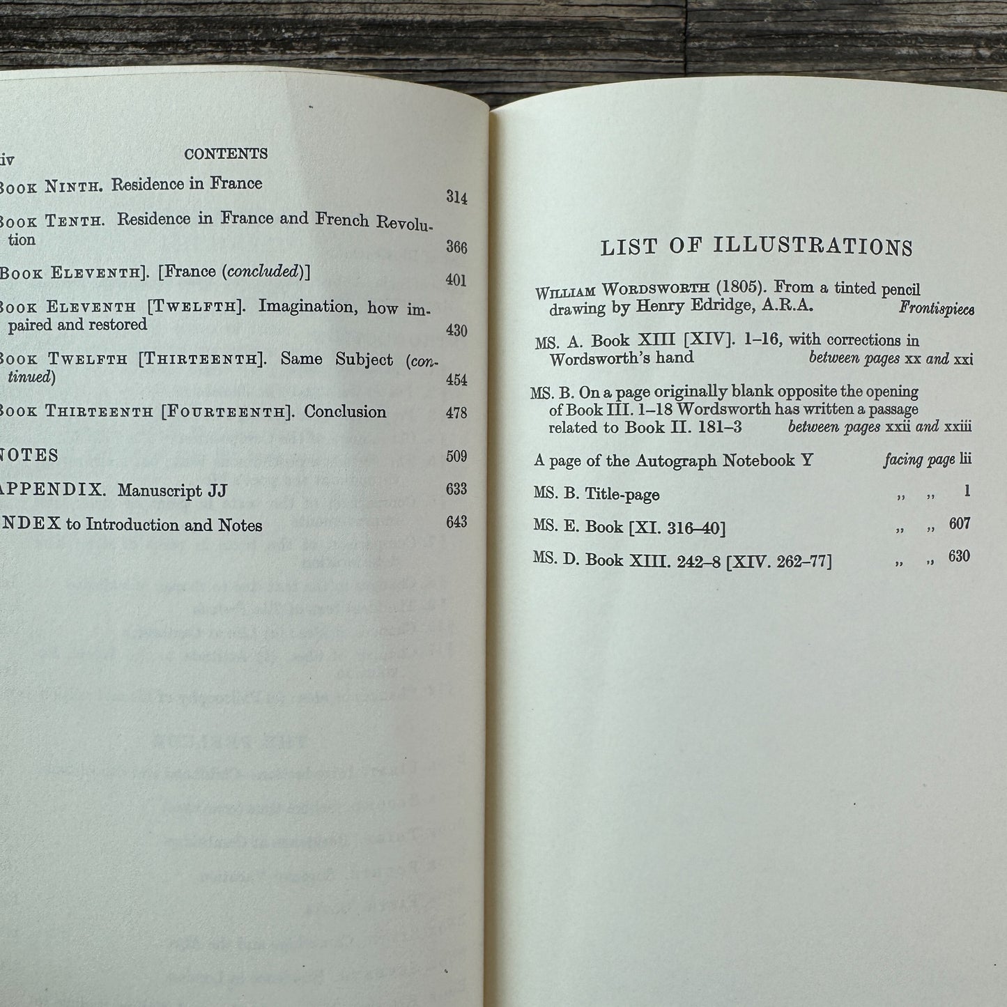The Prelude or Growth of a Poet's Mind, William Wordsworth, 1959 Clarendon Press Edition