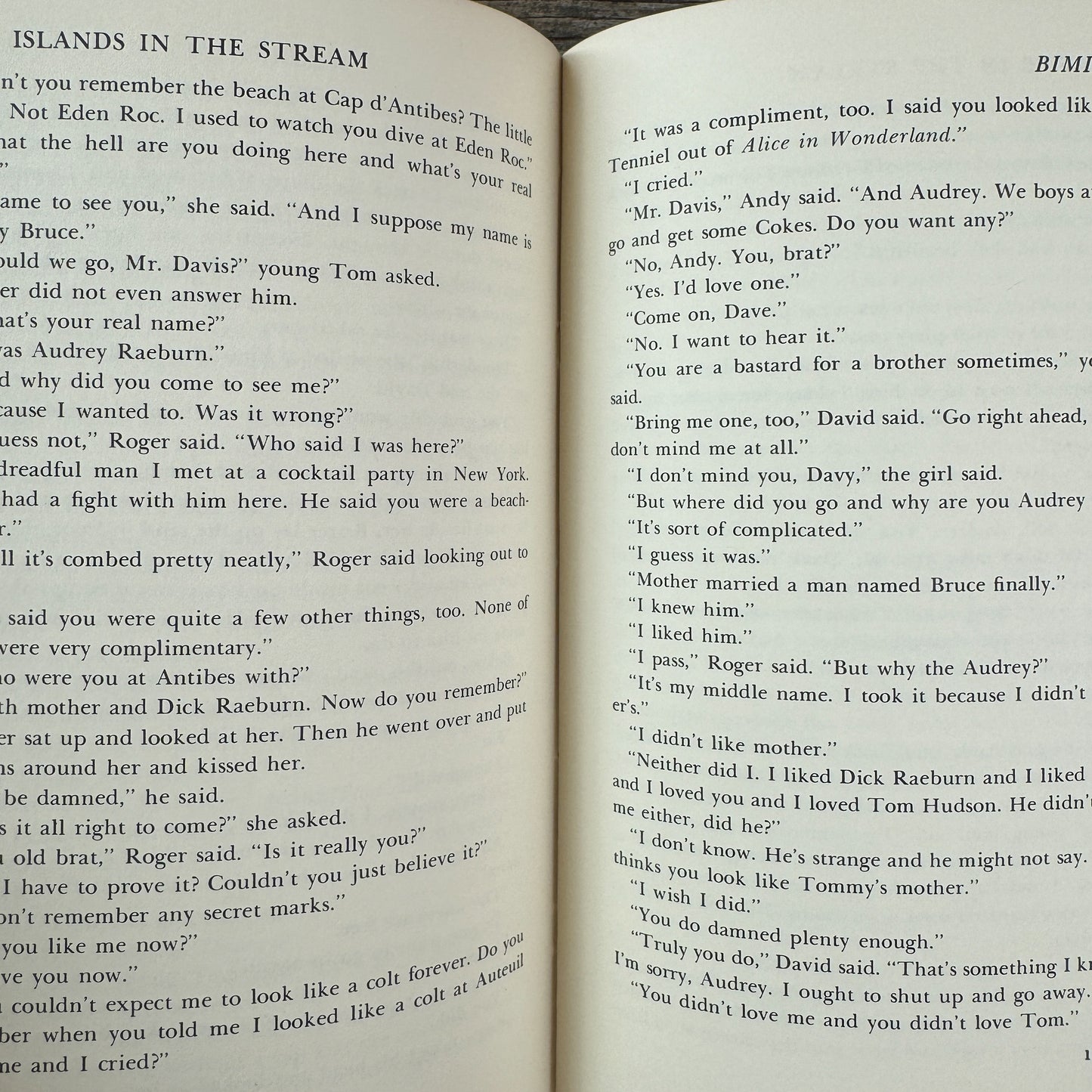 Islands in the Stream, Ernest Hemingway, 1970, Book Club Edition
