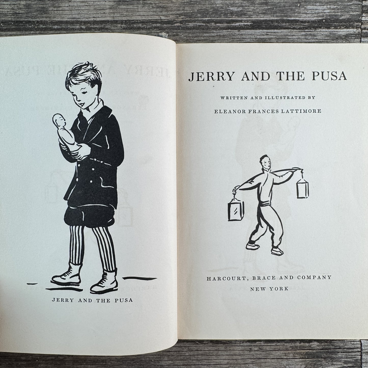 Jerry and the Pusa, Eleanor Frances Lattimore, 1932
