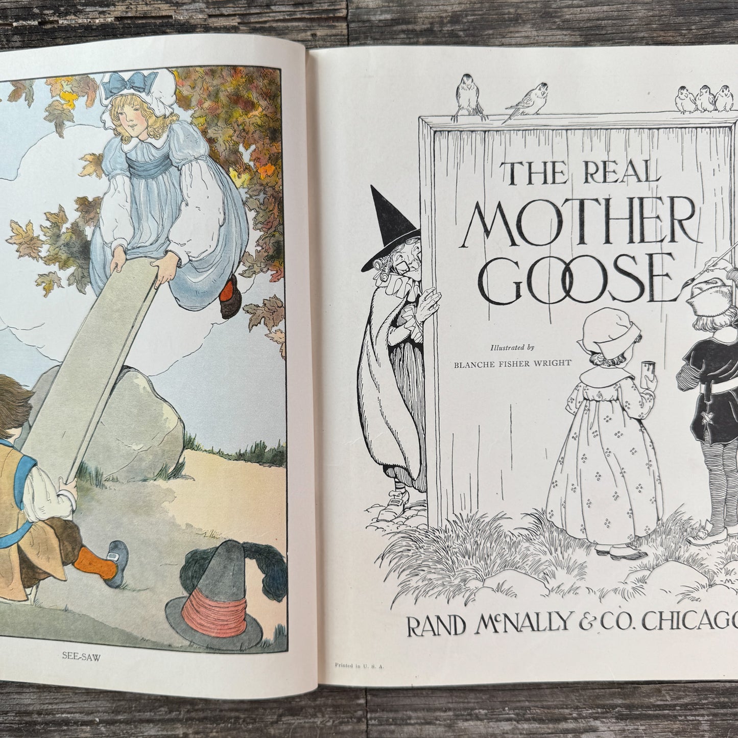 The Real Mother Goose, Blanche Fisher Wright, 1916