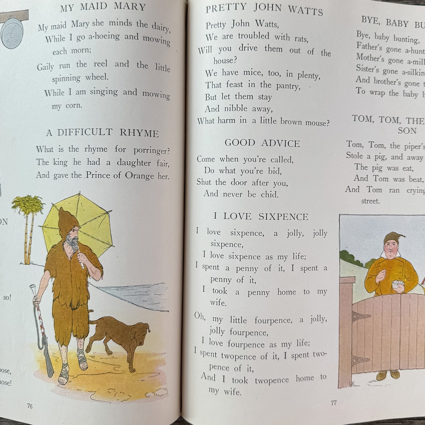 The Real Mother Goose, Blanche Fisher Wright, 1916