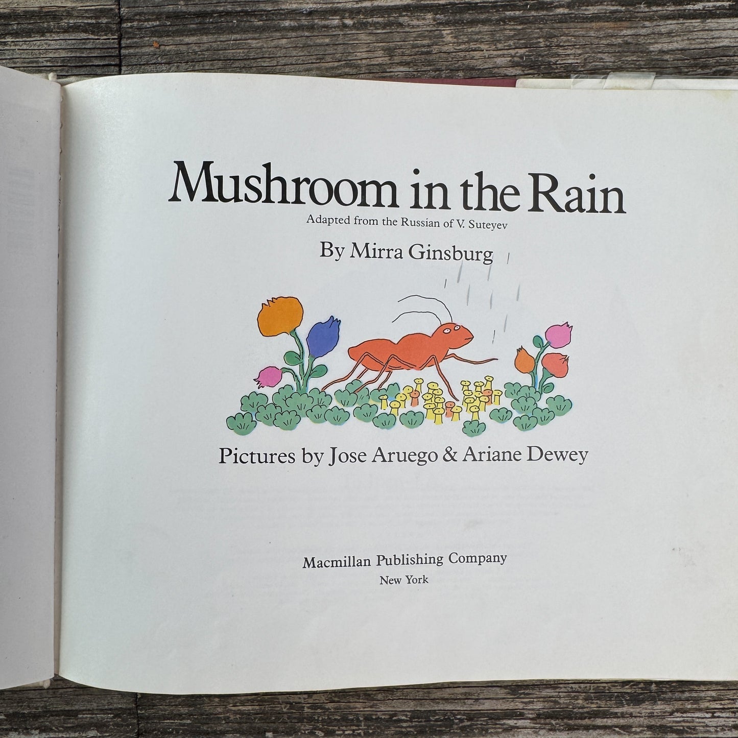 Mushroom in the Rain, Mirra Ginsburg, 1974