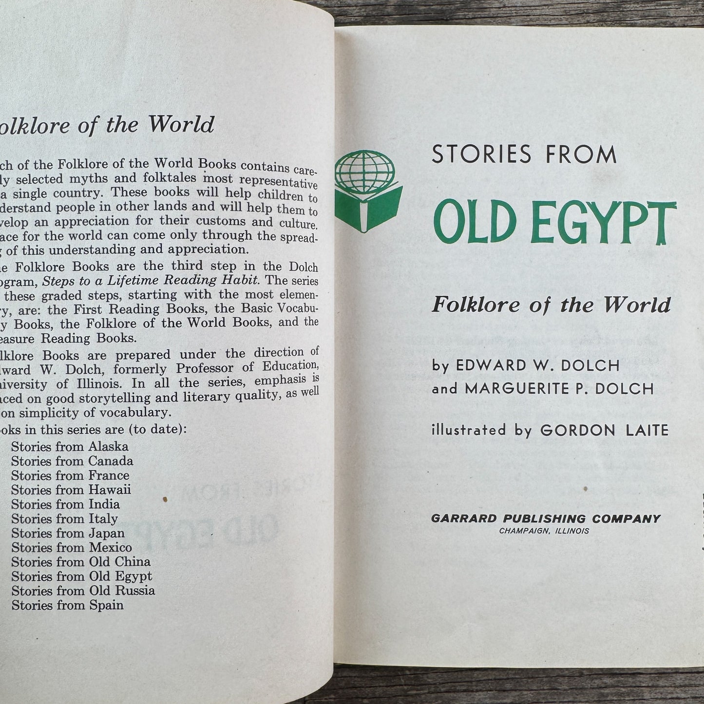 Stories from Old Egypt, Edward and Marguerite P. Dolch, 1964
