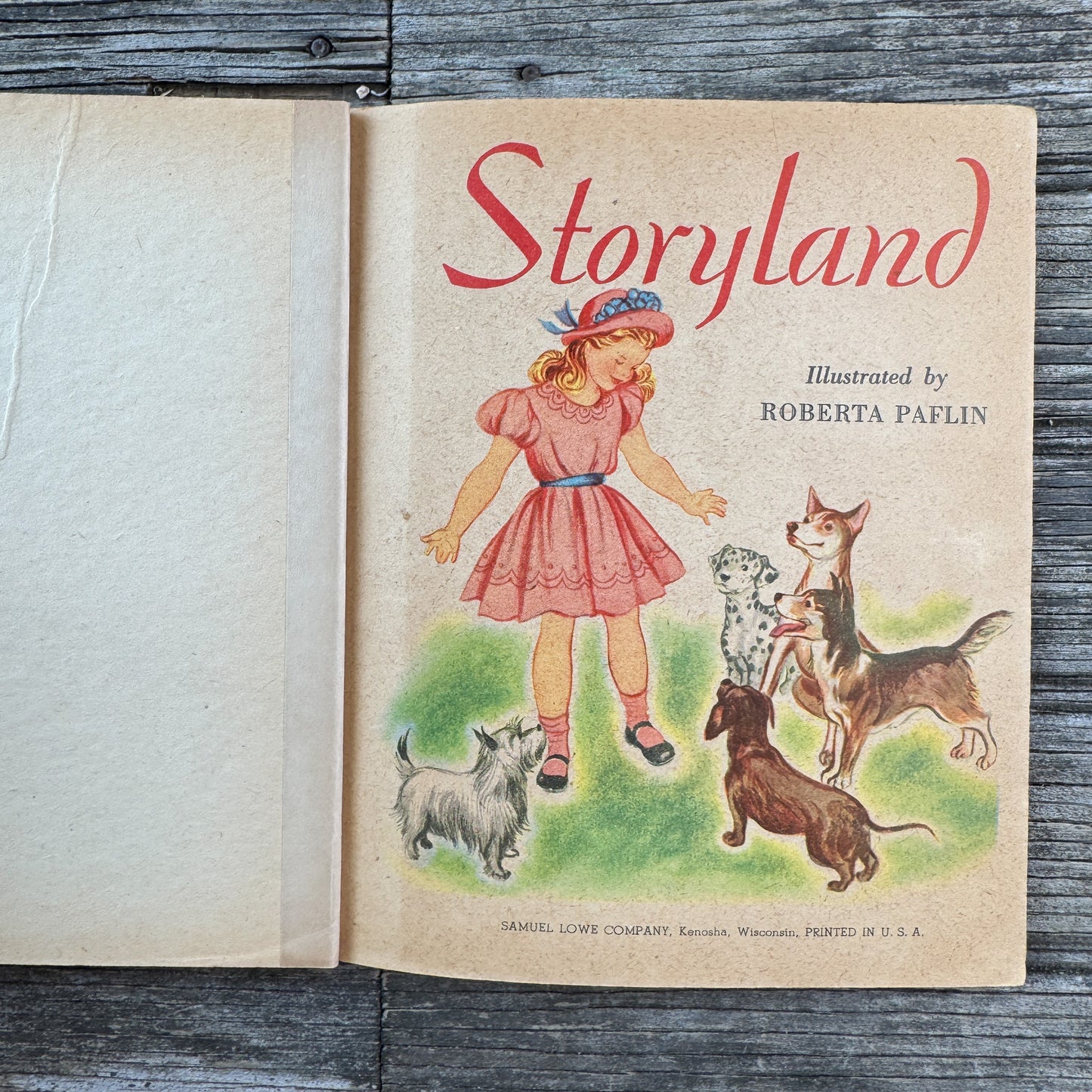 Storyland, Illustrated by Roberta Paflin, 1946 Sturdibilt Edition