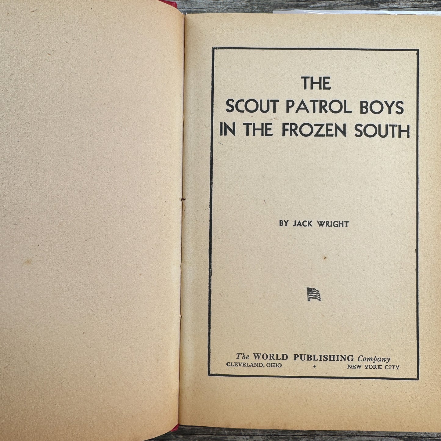 The Scout Patrol Boys in the Frozen South, Jack Wright, 1933